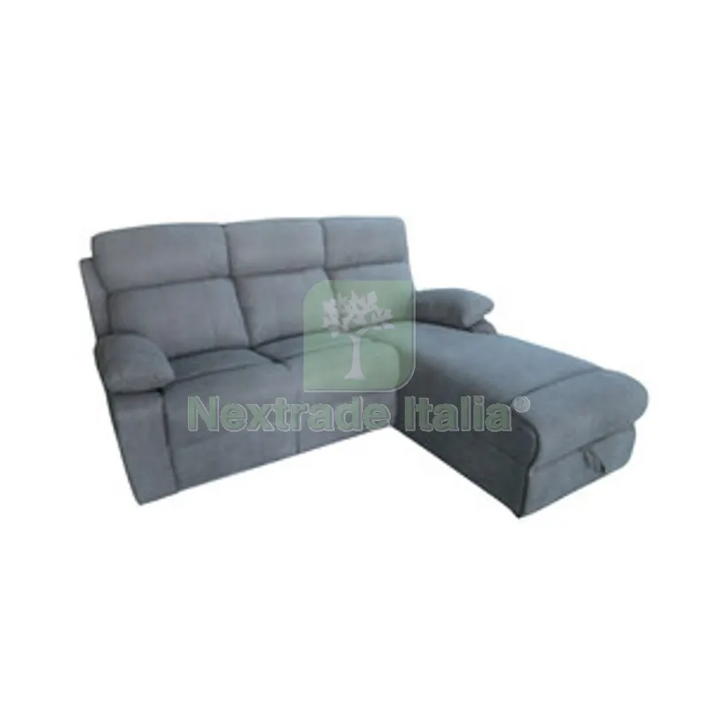 Divano Angolare 3P Recliner Penisola SX Grigio — Arredo — rif. FERX.509754 Divano Angolare 3P Recliner Penisola SX Grigio — Arredo — rif. FERX.509754