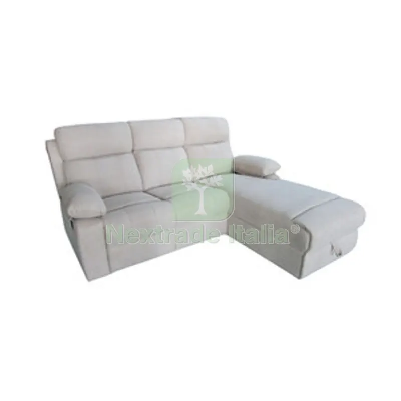 Divano Angolare 3P Recliner Penisola SX Beige — Arredo — rif. FERX.509755