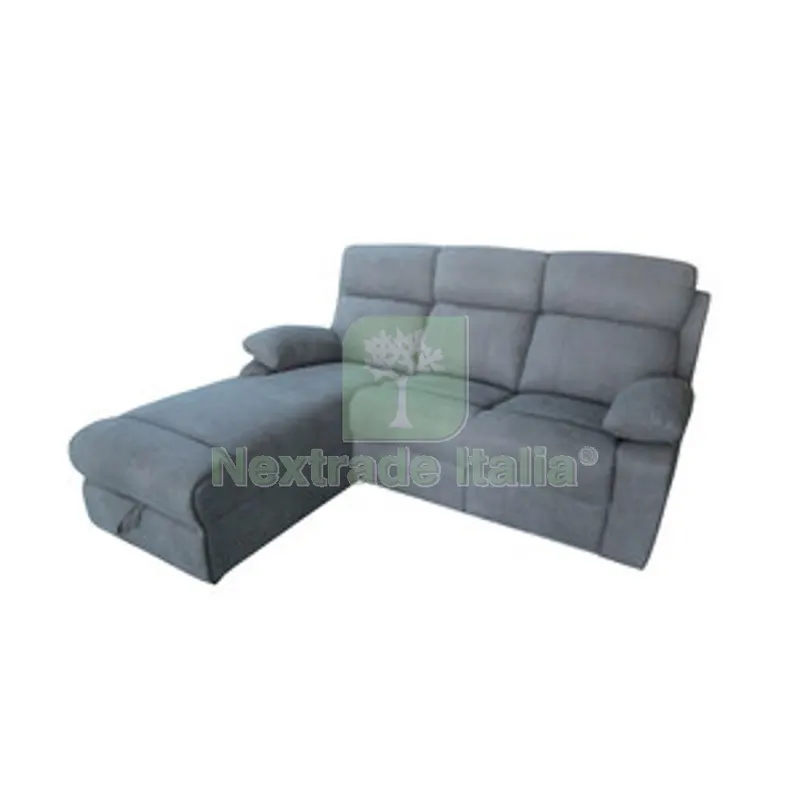 Divano Angolare 3P Recliner Penisola DX Grigio — Arredo — rif. FERX.509756 Divano Angolare 3P Recliner Penisola DX Grigio — Arredo — rif. FERX.509756