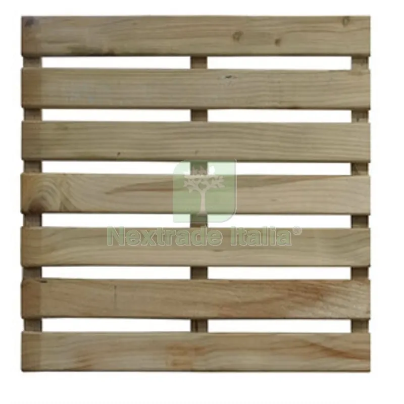 PEDANA IN PINO IMPREGNATO 50X50 CM 7 LISTELLI — Recinzioni in legno — rif. FERX.509865