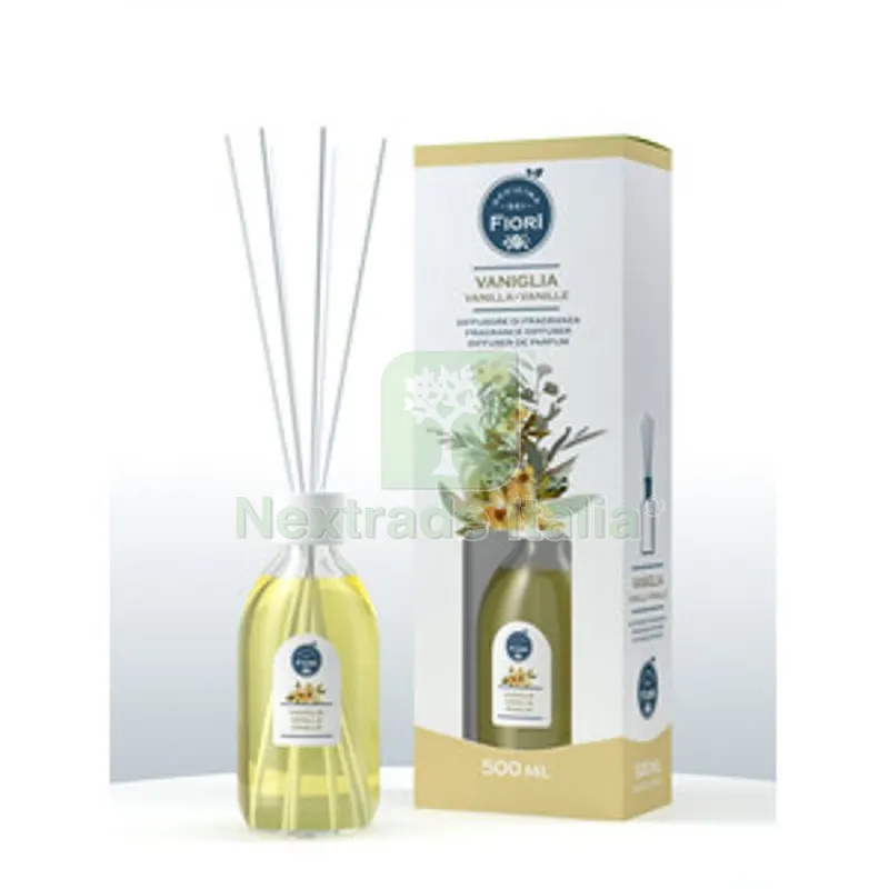 6PZ Diffusore Officina dei Fiori 500ML Vaniglia — Tempo libero outdoor — rif. FERX.509878 6PZ Diffusore Officina dei Fiori 500ML Vaniglia — Tempo libero outdoor — rif. FERX.509878