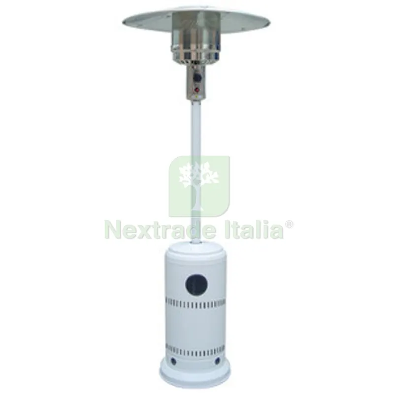 C Stufa Aerea P/Patio GAS GPL Mushroom 13KW Bianco — Attrezzi da giardino — rif. FERX.509948 C Stufa Aerea P/Patio GAS GPL Mushroom 13KW Bianco — Attrezzi da giardino — rif. FERX.509948