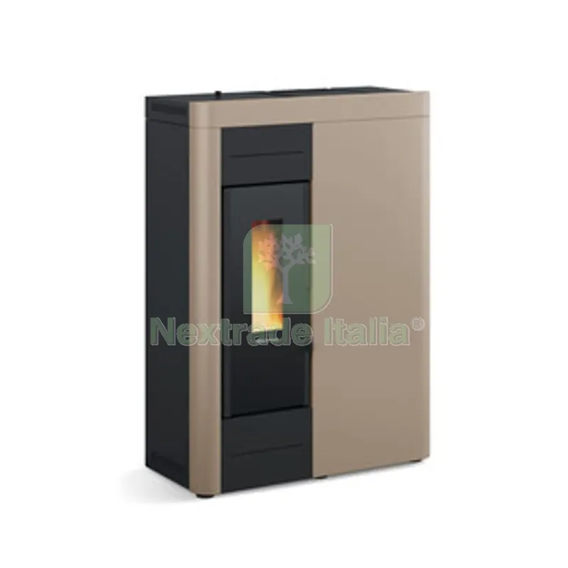Termostufa Pellet ERM/Slim 14,5KW Virna Idro .16 Tortora — Stufe e camini — rif. FERX.509983
