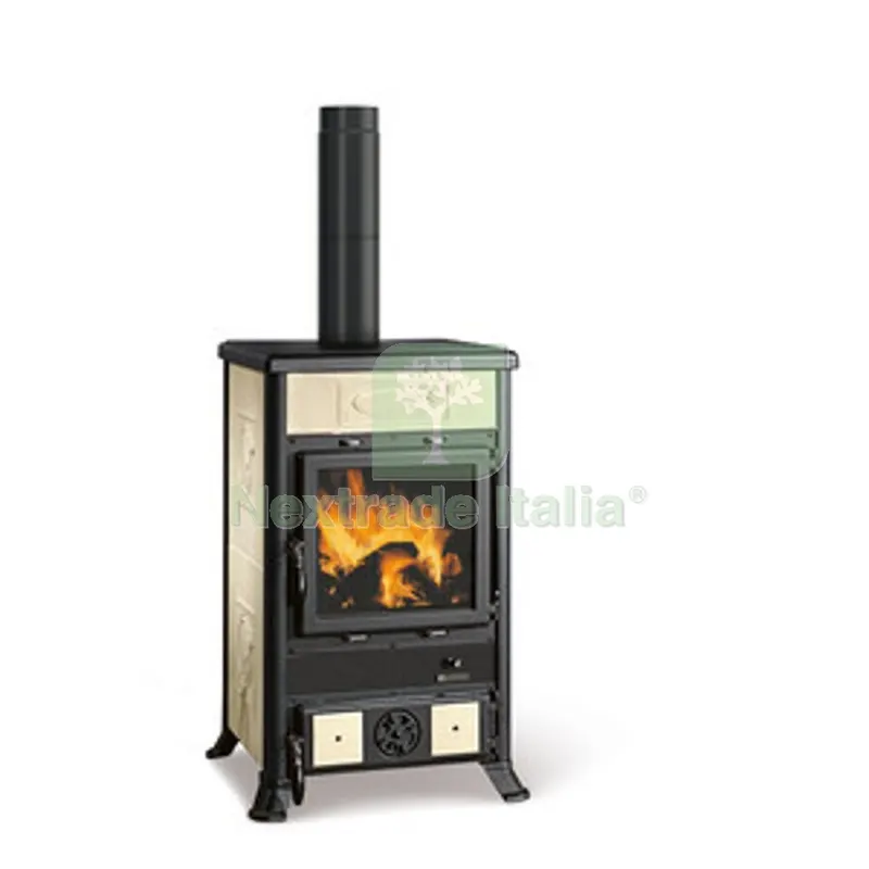 Stufa Legna 9.0 KW Rossella R1 5.0 Ceramica Panna — Attrezzi da giardino — rif. FERX.509985 Stufa Legna 9.0 KW Rossella R1 5.0 Ceramica Panna — Attrezzi da giardino — rif. FERX.509985