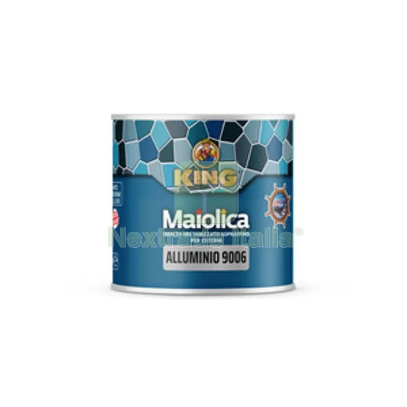 6PZ Smalto Maiolica Alluminio 9006 Esterni 100 G — Vernici e smalti — rif. FERX.510155 6PZ Smalto Maiolica Alluminio 9006 Esterni 100 G — Vernici e smalti — rif. FERX.510155