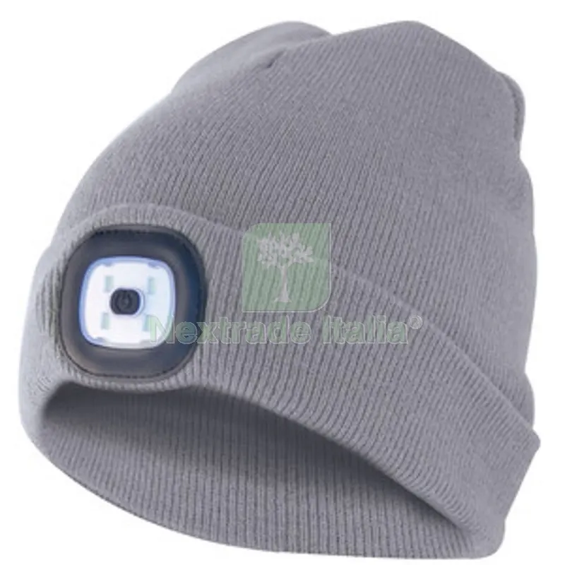 6PZ Cappello Lighthouse C/Luce LED Ricaric. Grigio CH — Tempo libero outdoor — rif. FERX.510159