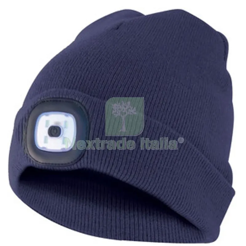 6PZ Cappello Lighthouse C/Luce LED Ricaric. Blu — Tempo libero outdoor — rif. FERX.510162 6PZ Cappello Lighthouse C/Luce LED Ricaric. Blu — Tempo libero outdoor — rif. FERX.510162