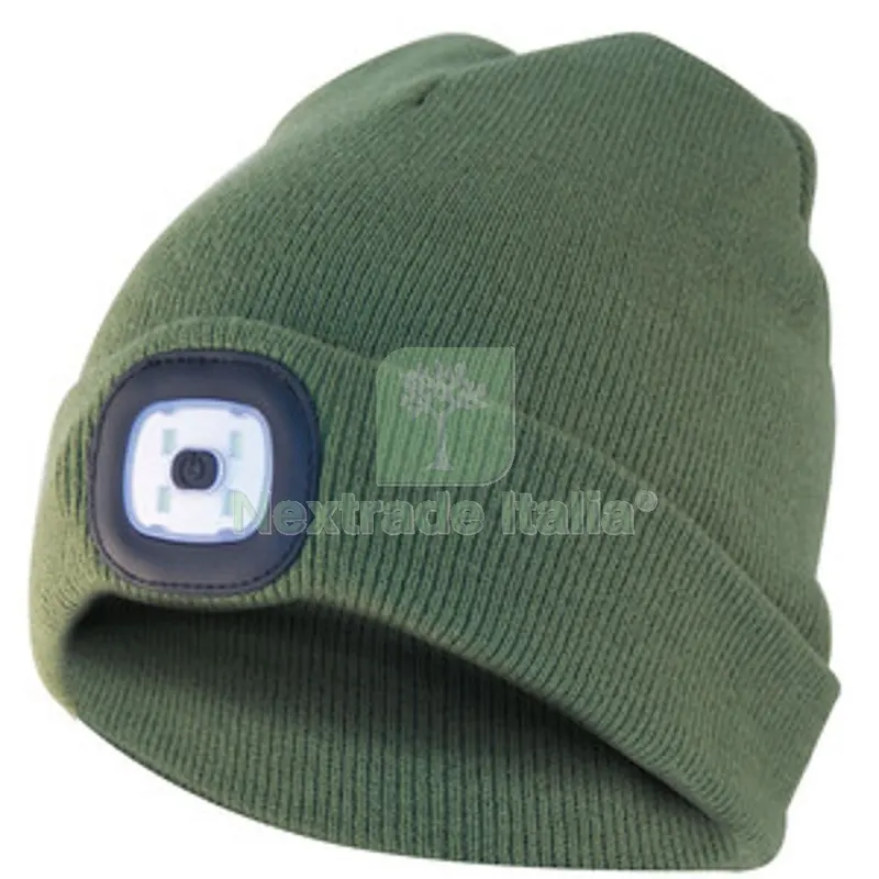 6PZ Cappello Lighthouse C/Luce LED Ricaric. Verde — Tempo libero outdoor — rif. FERX.510163 6PZ Cappello Lighthouse C/Luce LED Ricaric. Verde — Tempo libero outdoor — rif. FERX.510163