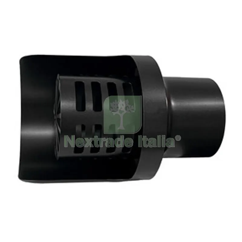C TERMINALE INOX ORIZZONTALE VERNIC D 8 CM — Attrezzi da giardino — rif. FERX.510362