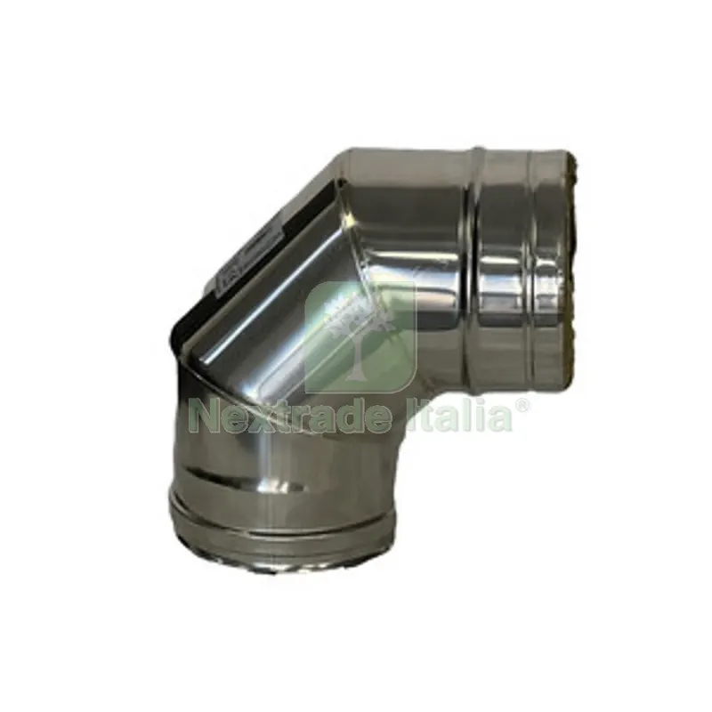 C CURVA INOX DOPPIA PARETE 90 D 25/30 CM — Tubi e raccordi — rif. FERX.510394 C CURVA INOX DOPPIA PARETE 90 D 25/30 CM — Tubi e raccordi — rif. FERX.510394