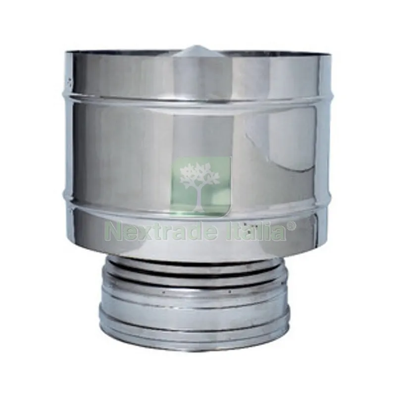 C FUMAIOLO A BOTTE INOX DOP PARETE D 8/13CM — Irrigazione — rif. FERX.510413
