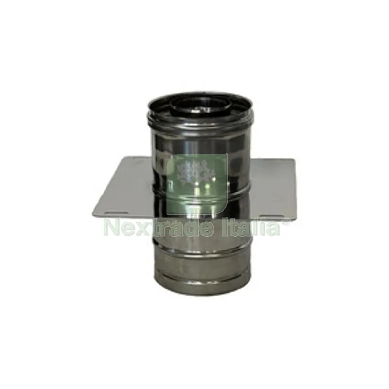 C PIASTRA INTERMEDIA INOX DOP PARETE D13/18CM — Maniglie e pomelli — rif. FERX.510433