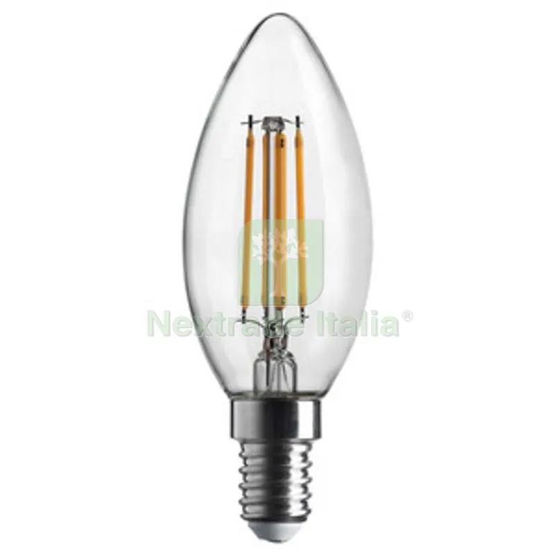 10PZ Lampadina LED Oliva Stick 6,5W E14 806LM 4000K — Illuminazione — rif. FERX.510567 10PZ Lampadina LED Oliva Stick 6,5W E14 806LM 4000K — Illuminazione — rif. FERX.510567