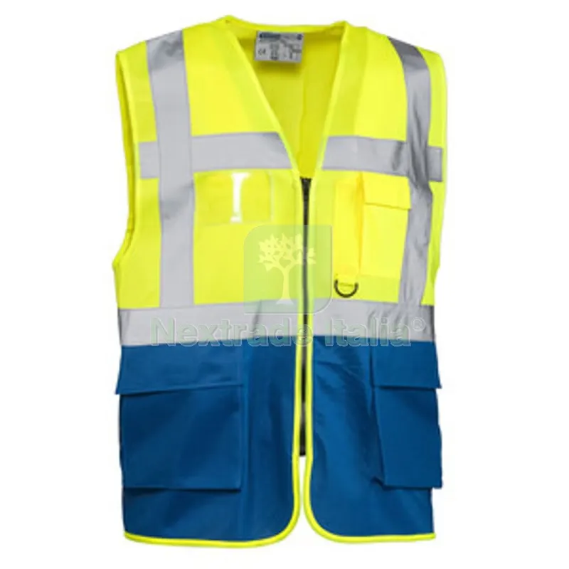 GILET ALTA VISIBILIT GIALLO/BLU LASER TG. XL — Protezioni corpo — rif. FERX.510600 GILET ALTA VISIBILIT GIALLO/BLU LASER TG. XL — Protezioni corpo — rif. FERX.510600