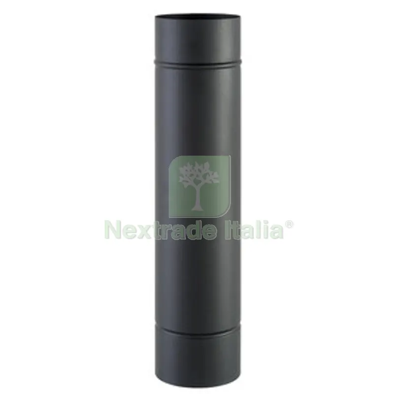 12PZ Tubo Porcellanato D 10 x H 50CM Nero Opaco Classic — Canne fumarie e fumisteria — rif. FERX.510653 12PZ Tubo Porcellanato D 10 x H 50CM Nero Opaco Classic — Canne fumarie e fumisteria — rif. FERX.510653