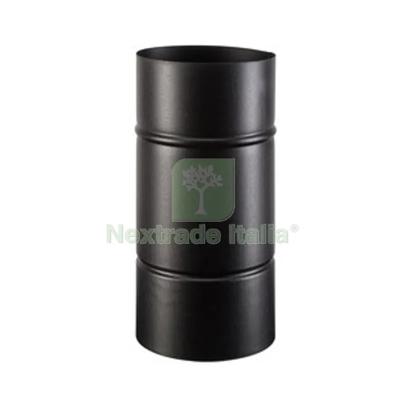 TUBO PORCELLANATO D 12 X H 25CM NERO OPACO CLASSIC — Canne fumarie e fumisteria — rif. FERX.510657 TUBO PORCELLANATO D 12 X H 25CM NERO OPACO CLASSIC — Canne fumarie e fumisteria — rif. FERX.510657