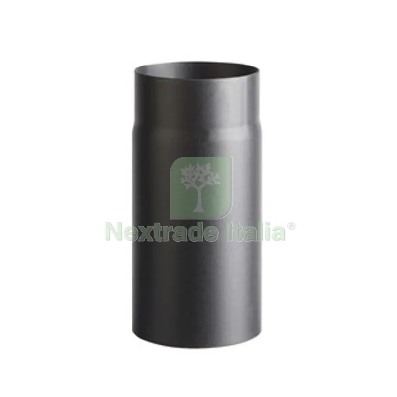 Tubo Porcellanato D 15 x H 25CM Nero Opaco TOP — Canne fumarie e fumisteria — rif. FERX.510705 Tubo Porcellanato D 15 x H 25CM Nero Opaco TOP — Canne fumarie e fumisteria — rif. FERX.510705