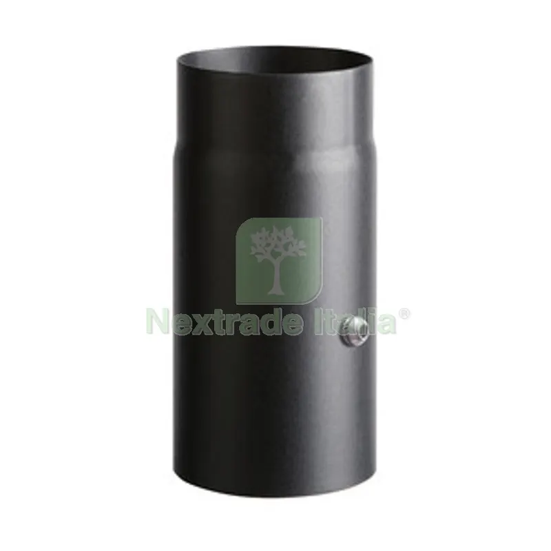 TUBO PORCELLANATO C/COMBUST D 15XH20CM NERO TOP — Canne fumarie e fumisteria — rif. FERX.510709 TUBO PORCELLANATO C/COMBUST D 15XH20CM NERO TOP — Canne fumarie e fumisteria — rif. FERX.510709