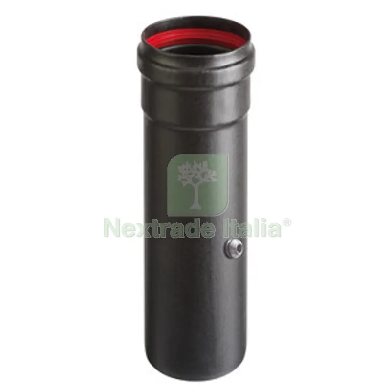 Tubo Porc Pellet C/Contr Comb D 8CM Nero OP Aeternum — Stufe e camini — rif. FERX.510727
