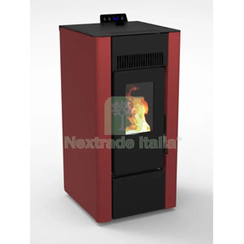 C Stufa Pellet Efesto 9 Bordeaux — Stufe e camini — rif. FERX.510751