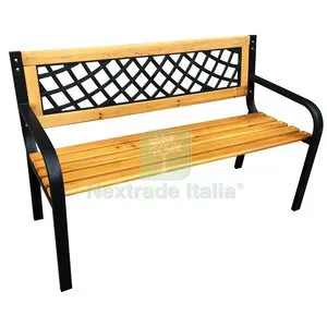 C Panchina Nero/Legno Naturale 118X50X75 Sosta — Casalinghi e organizzazione — rif. FERX.510813 C Panchina Nero/Legno Naturale 118X50X75 Sosta — Casalinghi e organizzazione — rif. FERX.510813