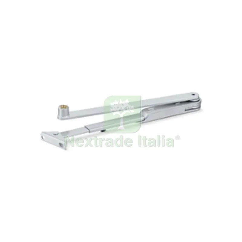 GEZE BRACCIO V P/TS2000-4000 C/FERMO ARGENTO — Ferramenta porte e finestre — rif. FERX.510874 GEZE BRACCIO V P/TS2000-4000 C/FERMO ARGENTO — Ferramenta porte e finestre — rif. FERX.510874