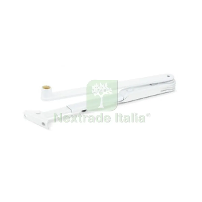 GEZE BRACCIO V P/TS2000-4000 C/FERMO BIANCO — Ferramenta porte e finestre — rif. FERX.510886 GEZE BRACCIO V P/TS2000-4000 C/FERMO BIANCO — Ferramenta porte e finestre — rif. FERX.510886