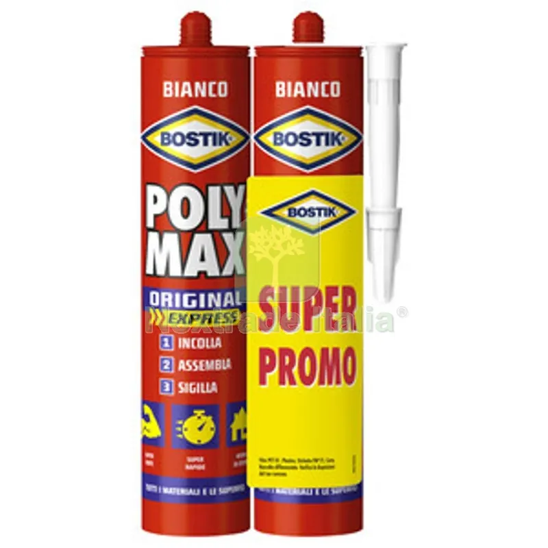 2PZ BOSTIK POLYMAX ORIGINAL 425 G BIANCO CART BIPACK — Adesivi e sigillanti — rif. FERX.510972