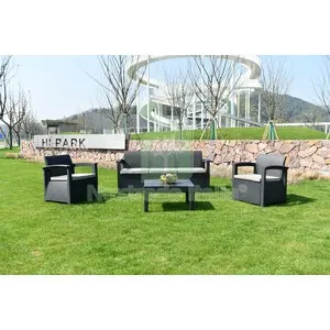C Set 4 PZ Salotto C/Divano 3P Grafite Lounge Trio — Arredo — rif. FERX.510995 C Set 4 PZ Salotto C/Divano 3P Grafite Lounge Trio — Arredo — rif. FERX.510995