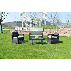 C Set 4 PZ Salotto C/Divano 2P Grafite Lounge DUO — Arredo — rif. FERX.510996 C Set 4 PZ Salotto C/Divano 2P Grafite Lounge DUO — Arredo — rif. FERX.510996