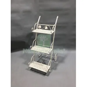 2CF C Fioriera C/RUO 3 RIP 54X34X78CM Bianco ANT Epoque — Vasi e fioriere — rif. FERX.511028