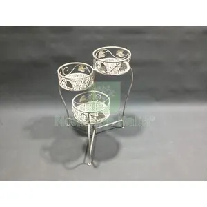 2PZ C Fioriera 3 Posti 44X46XH65CM Bianco Antico Epoque — Vasi e fioriere — rif. FERX.511037