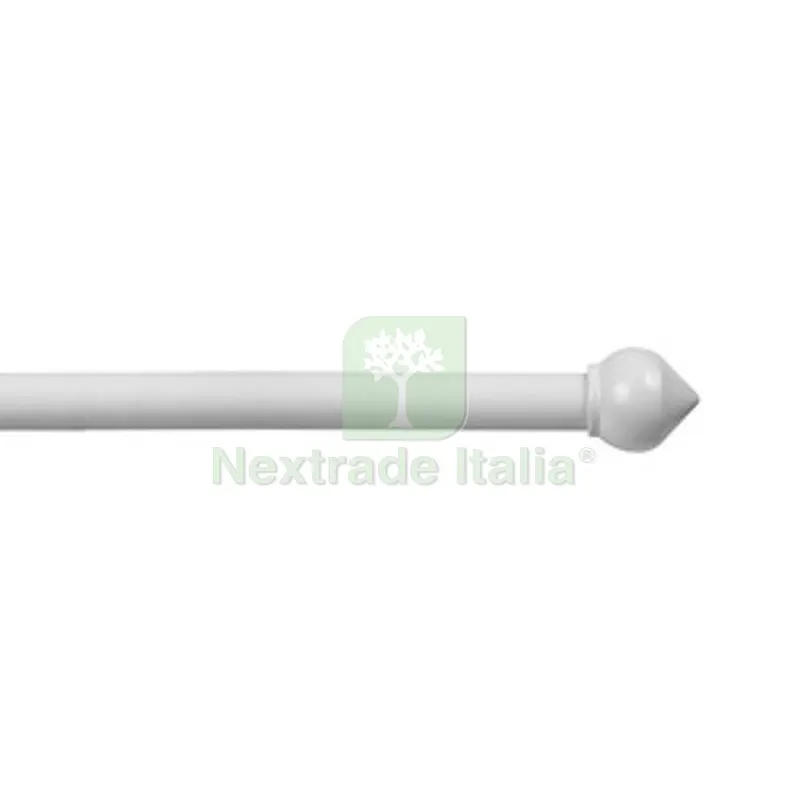 6PZ Bastone Metallo D 20/19 120/210CM Bulbo Bianco — Casalinghi e organizzazione — rif. FERX.511192