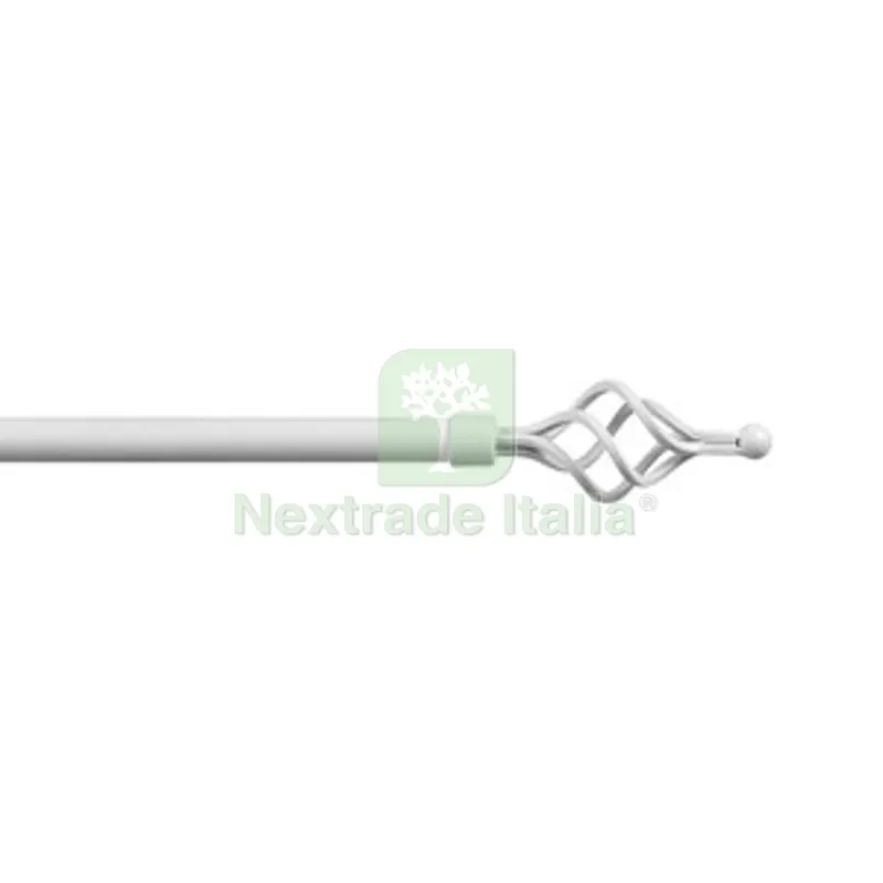 6PZ Bastone Metallo D 20/17 120/210CM Vortice Bianco — Ferramenta per legno e mobili — rif. FERX.511194 6PZ Bastone Metallo D 20/17 120/210CM Vortice Bianco — Ferramenta per legno e mobili — rif. FERX.511194