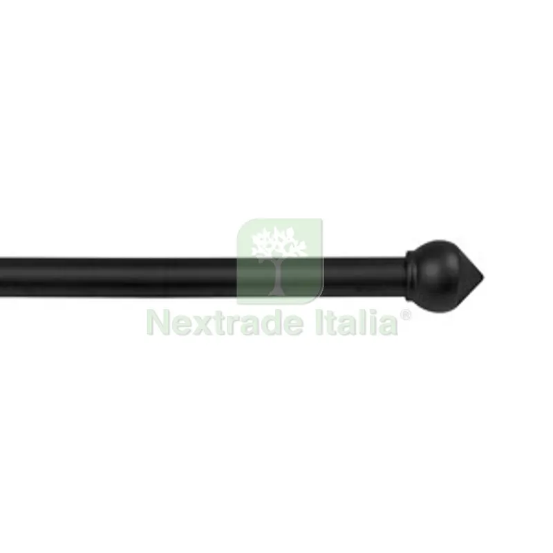 6PZ Bastone Metallo D 20/19 120/210CM Bulbo Nero — Casalinghi e organizzazione — rif. FERX.511197 6PZ Bastone Metallo D 20/19 120/210CM Bulbo Nero — Casalinghi e organizzazione — rif. FERX.511197