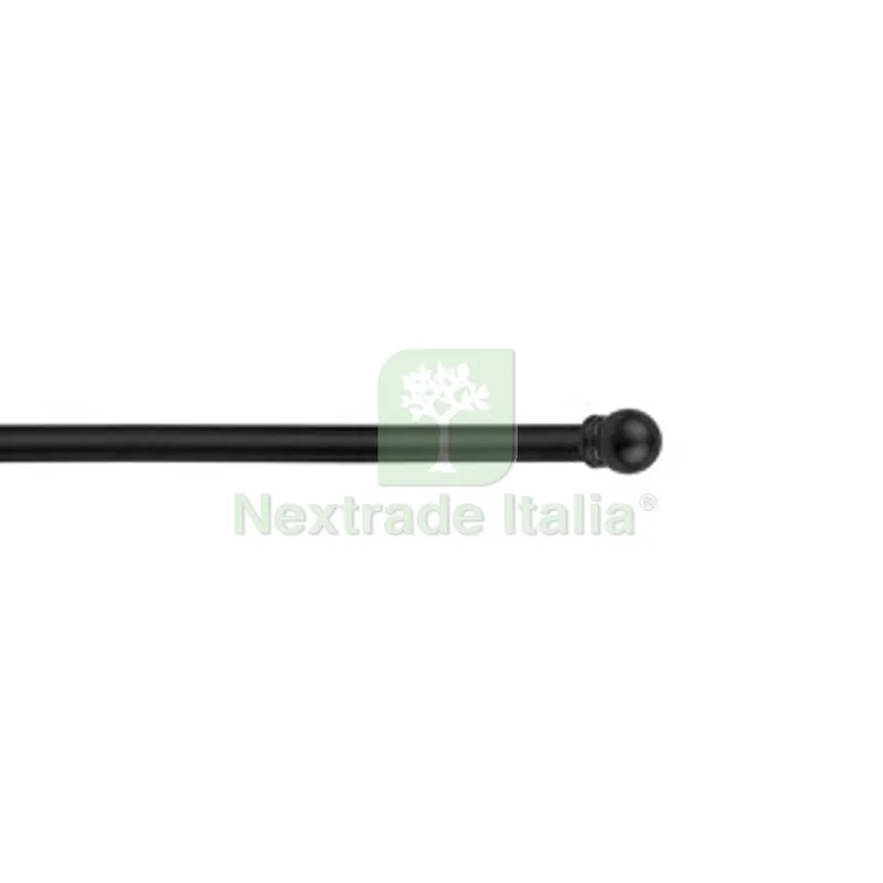 6PZ BASTONE METALLO D 20/17 120/210CM PALLA NERO — Casalinghi e organizzazione — rif. FERX.511199 6PZ BASTONE METALLO D 20/17 120/210CM PALLA NERO — Casalinghi e organizzazione — rif. FERX.511199