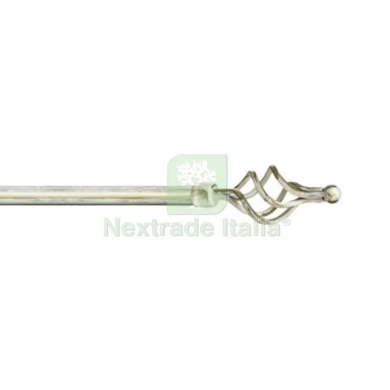 6PZ Bastone Metallo D 20/17 120/210CM Vortice Avor/Oro — Casalinghi e organizzazione — rif. FERX.511209 6PZ Bastone Metallo D 20/17 120/210CM Vortice Avor/Oro — Casalinghi e organizzazione — rif. FERX.511209