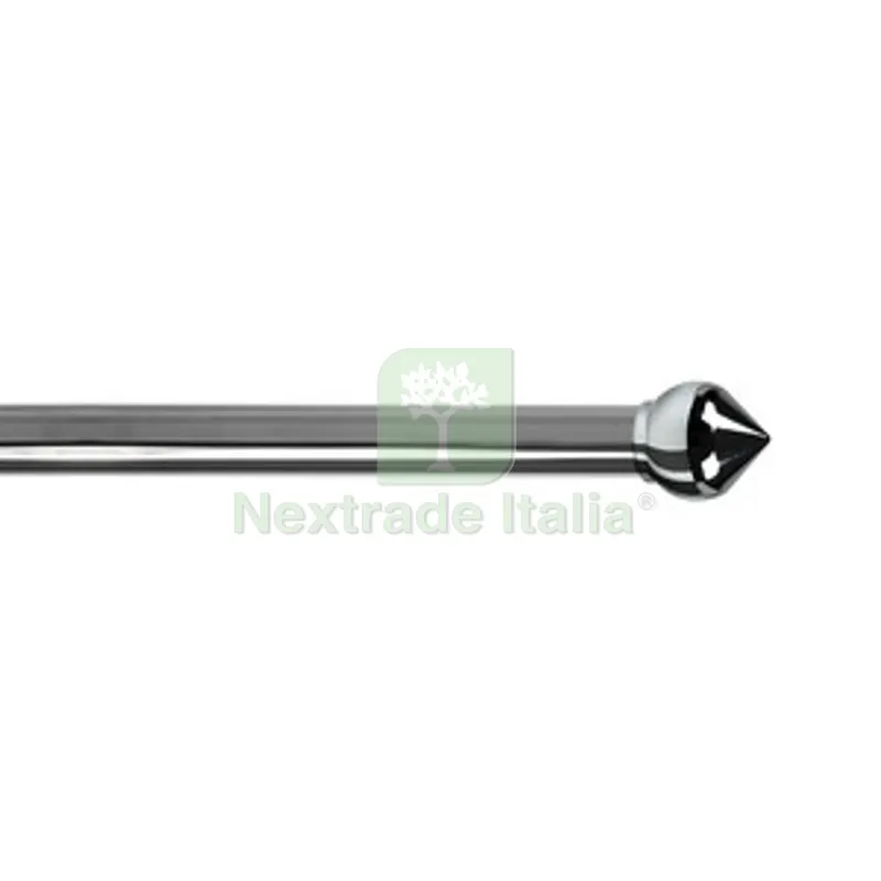 6PZ Bastone Metallo D 20/19 120/210CM Bulbo Cromo — Casalinghi e organizzazione — rif. FERX.511211