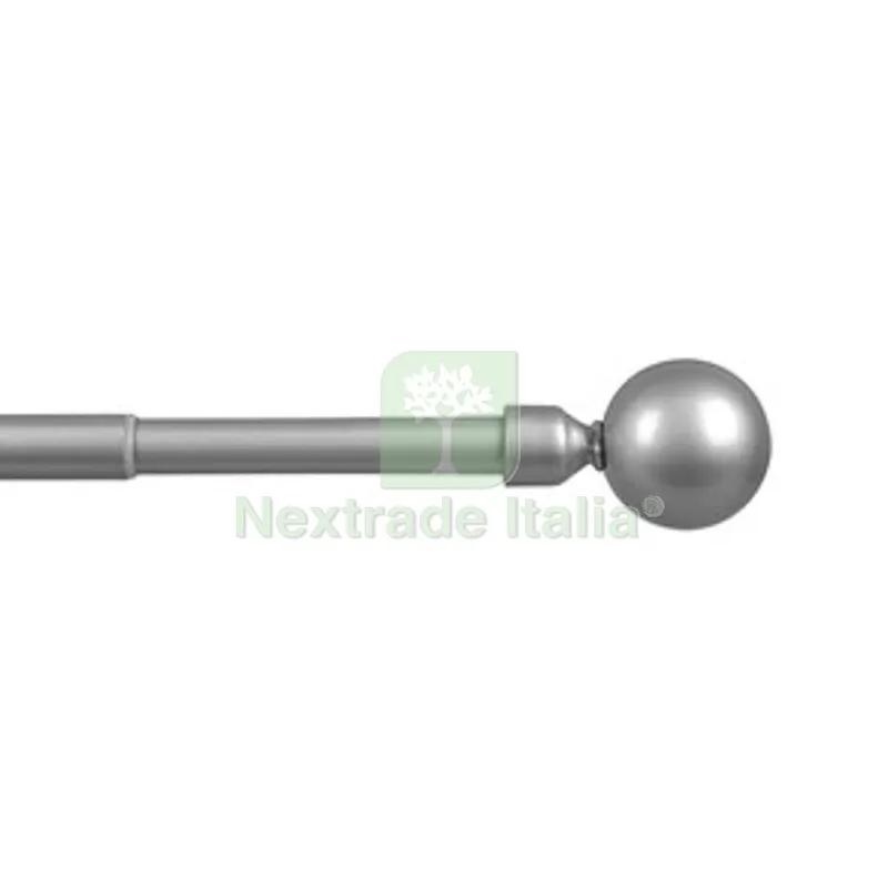 6PZ Bastone Metallo D 19/16 120/210CM Boccia Argento — Casalinghi e organizzazione — rif. FERX.511220 6PZ Bastone Metallo D 19/16 120/210CM Boccia Argento — Casalinghi e organizzazione — rif. FERX.511220