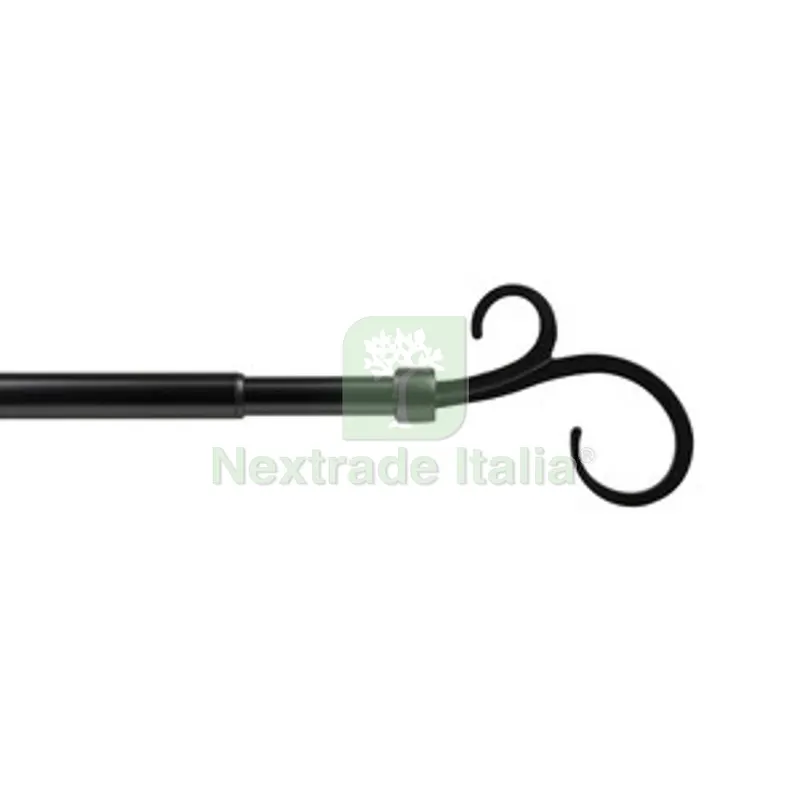 6PZ Bastone Metallo D 19/16 120/210CM Pastorale Nero — Casalinghi e organizzazione — rif. FERX.511223 6PZ Bastone Metallo D 19/16 120/210CM Pastorale Nero — Casalinghi e organizzazione — rif. FERX.511223