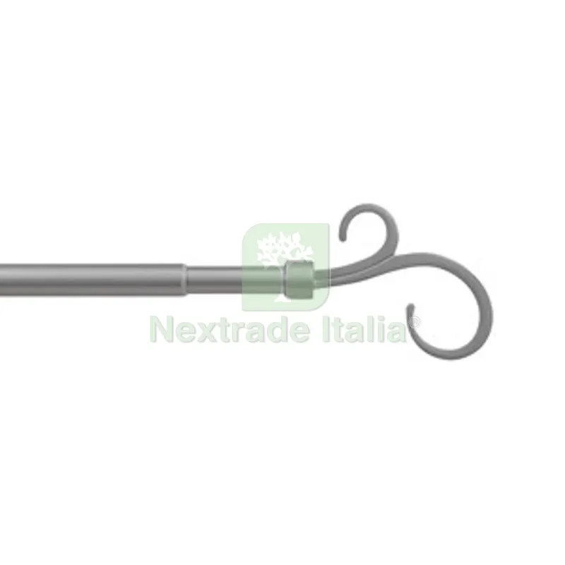 6PZ BASTONE METALLO D 19/16 120/210CM PASTORALE GRIGIO — Ferramenta per legno e mobili — rif. FERX.511224