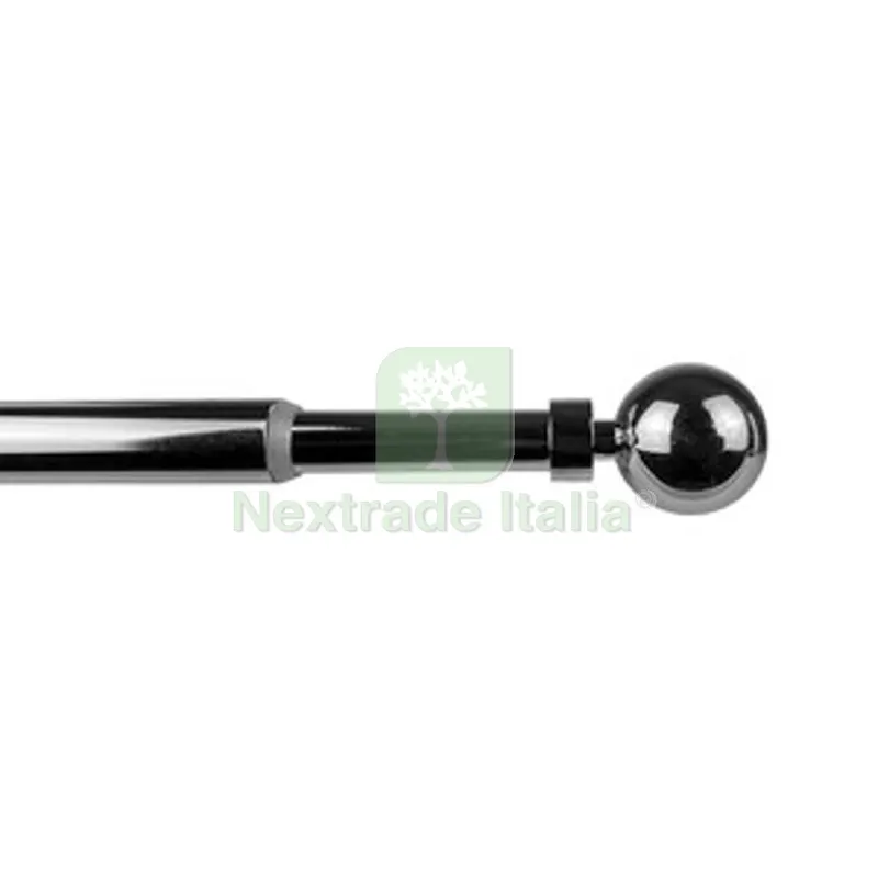 BASTONE METALLO D 12/9 70/120CM PALLA CROMO — Casalinghi e organizzazione — rif. FERX.511236 BASTONE METALLO D 12/9 70/120CM PALLA CROMO — Casalinghi e organizzazione — rif. FERX.511236