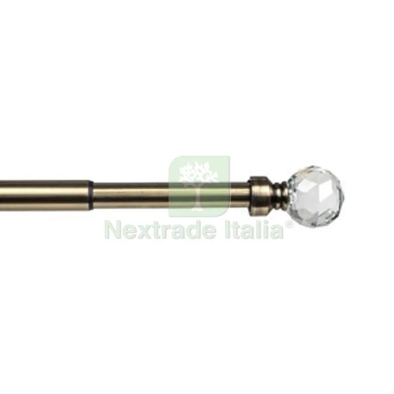 6PZ Bastone Metallo D 20/19 120/210CM Luce Oro Antico — Casalinghi e organizzazione — rif. FERX.511244