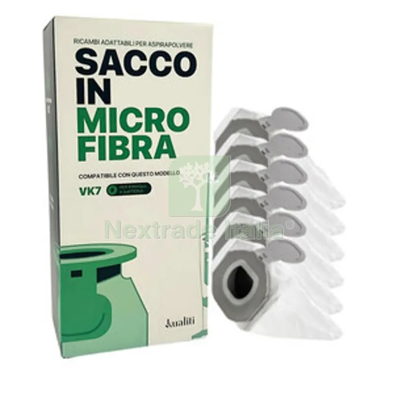 Ricambio Folletto Sacco in Microfibra VK7 PZ.6 — Attrezzi da giardino — rif. FERX.511279 Ricambio Folletto Sacco in Microfibra VK7 PZ.6 — Attrezzi da giardino — rif. FERX.511279