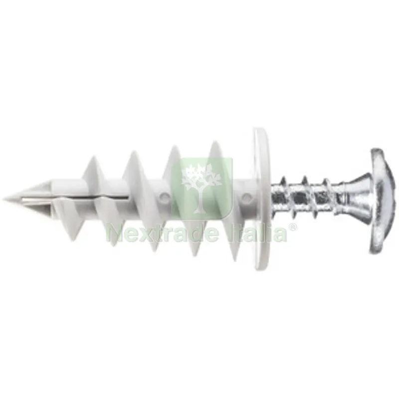 50PZ ELEMATIC TASSELLO P/CAPPOTTO EIS-D LT/V C/BORDO — Tasselli e ancoraggi — rif. FERX.511340 50PZ ELEMATIC TASSELLO P/CAPPOTTO EIS-D LT/V C/BORDO — Tasselli e ancoraggi — rif. FERX.511340