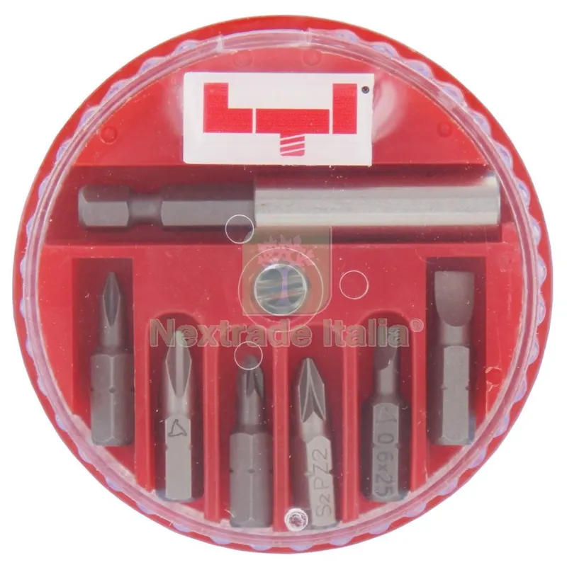 6BLISTER Blister Assortito Inserti "BOX" — Cacciaviti e giraviti — rif. FERX.51141 6BLISTER Blister Assortito Inserti "BOX" — Cacciaviti e giraviti — rif. FERX.51141