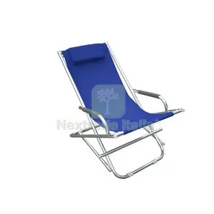 2PZ C Sedia Sdraio Playa in Alluminio Blu — Tempo libero outdoor — rif. FERX.511440 2PZ C Sedia Sdraio Playa in Alluminio Blu — Tempo libero outdoor — rif. FERX.511440