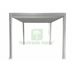 C Pergola Bioclimatica 3X3 ALU Steel Bianco — Gazebo e strutture giardino — rif. FERX.511448 C Pergola Bioclimatica 3X3 ALU Steel Bianco — Gazebo e strutture giardino — rif. FERX.511448