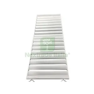C Pannello Laterale P/Pergola Lamelle ALU 93X235H Bianco — Gazebo e strutture giardino — rif. FERX.511460