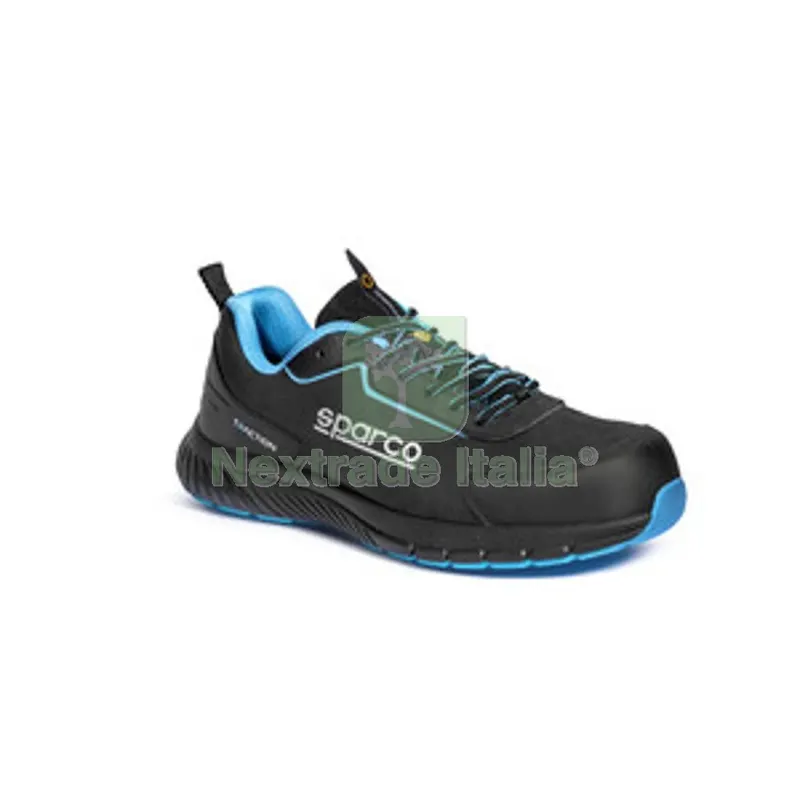 SPARCO SCARPE TAKUMA NERO-AZZURRO S3P N.46 — Calzature antinfortunistiche — rif. FERX.511560 SPARCO SCARPE TAKUMA NERO-AZZURRO S3P N.46 — Calzature antinfortunistiche — rif. FERX.511560
